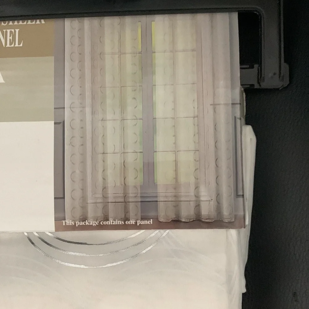NWT Victoria Classics Sheer Grommet Panel